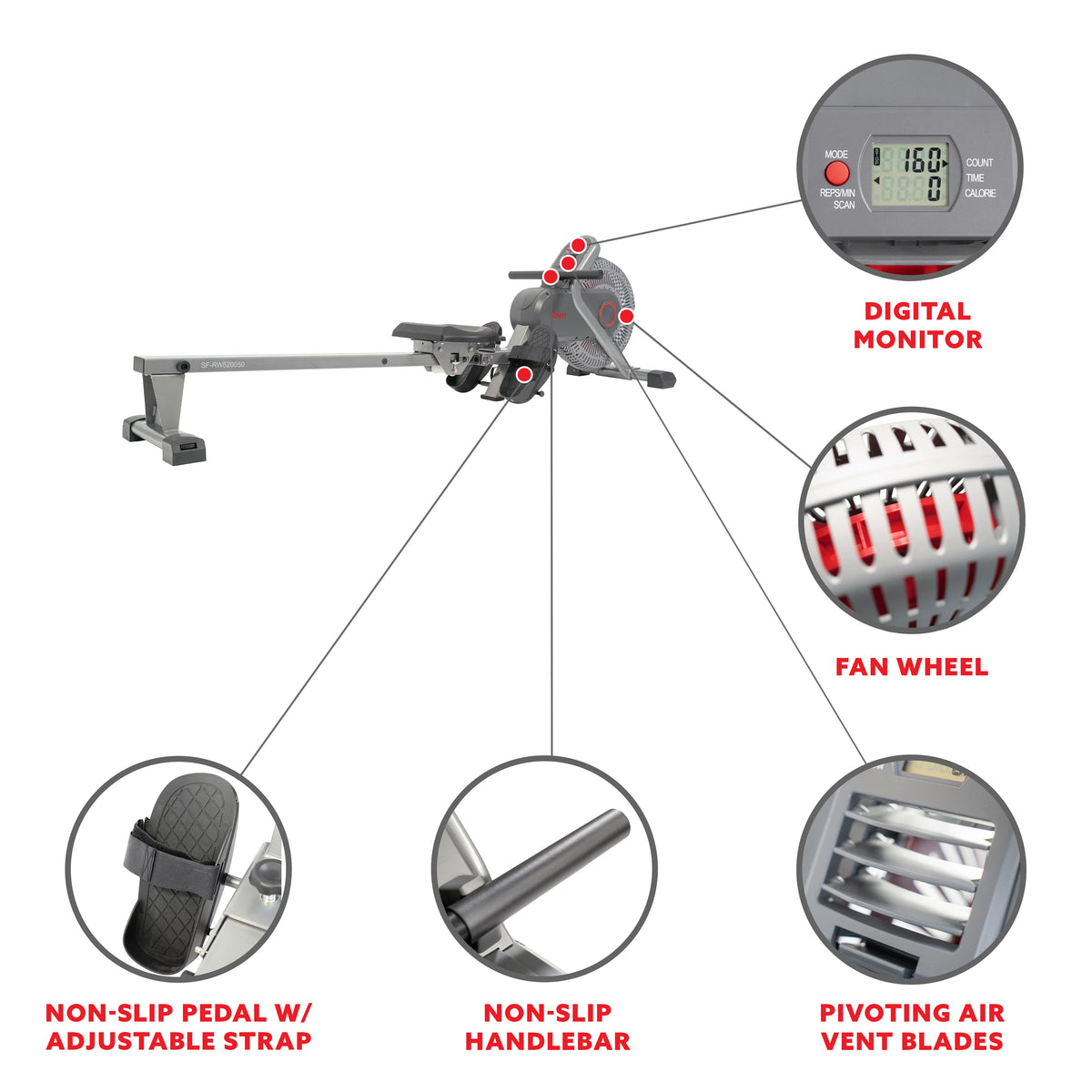 Magnetic Rowing Machine N285