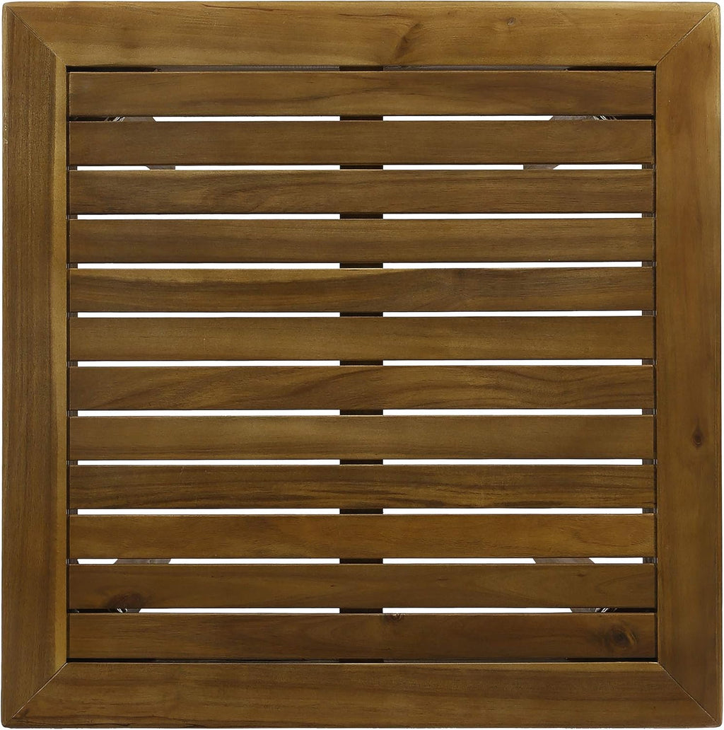 Acacia Wood Square Bar Table B764