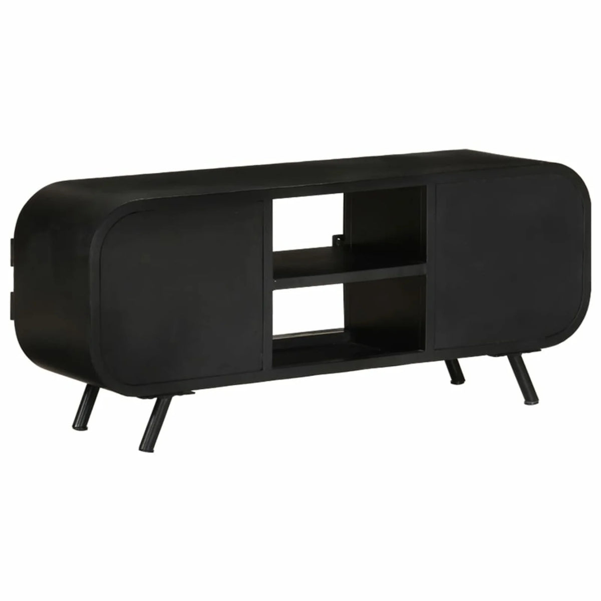 Reclaimed Wood TV Stand with 2 Doors and 2 Shelves Z66941