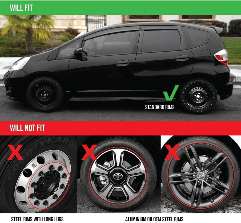 16-Inch Set of 4 Car Wheel Hub Caps V517