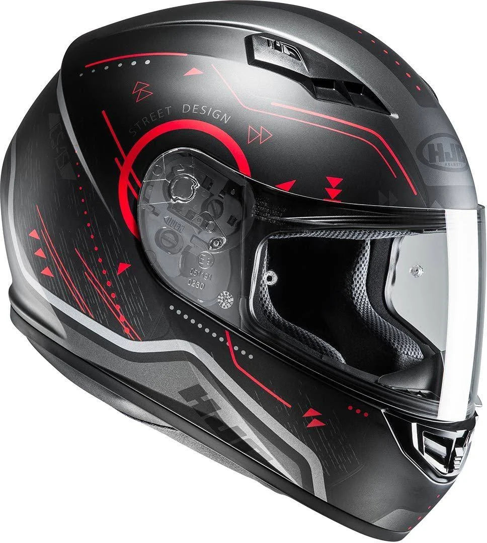 Black-Red XL Motorcycle Helmet H815
