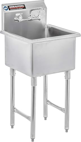24 Inch Stainless Steel Utility Sink with Faucet L886274