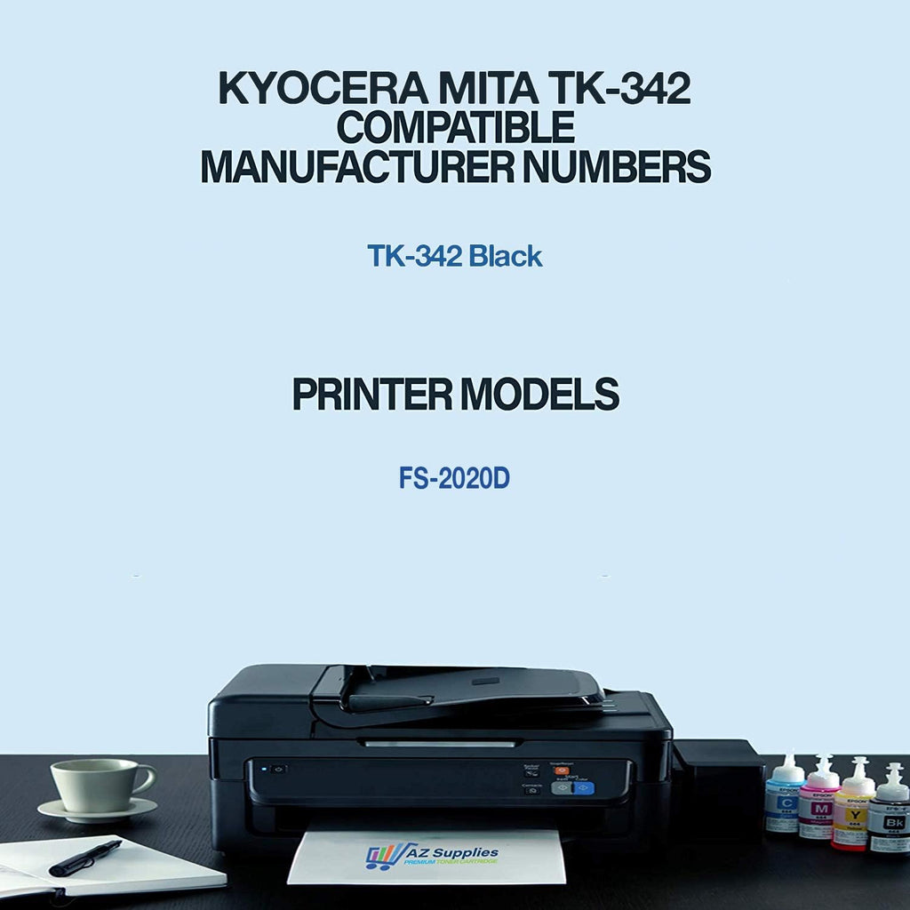 2xBlack Toner Cartridge for Kyocera Mita TK-342 I81870