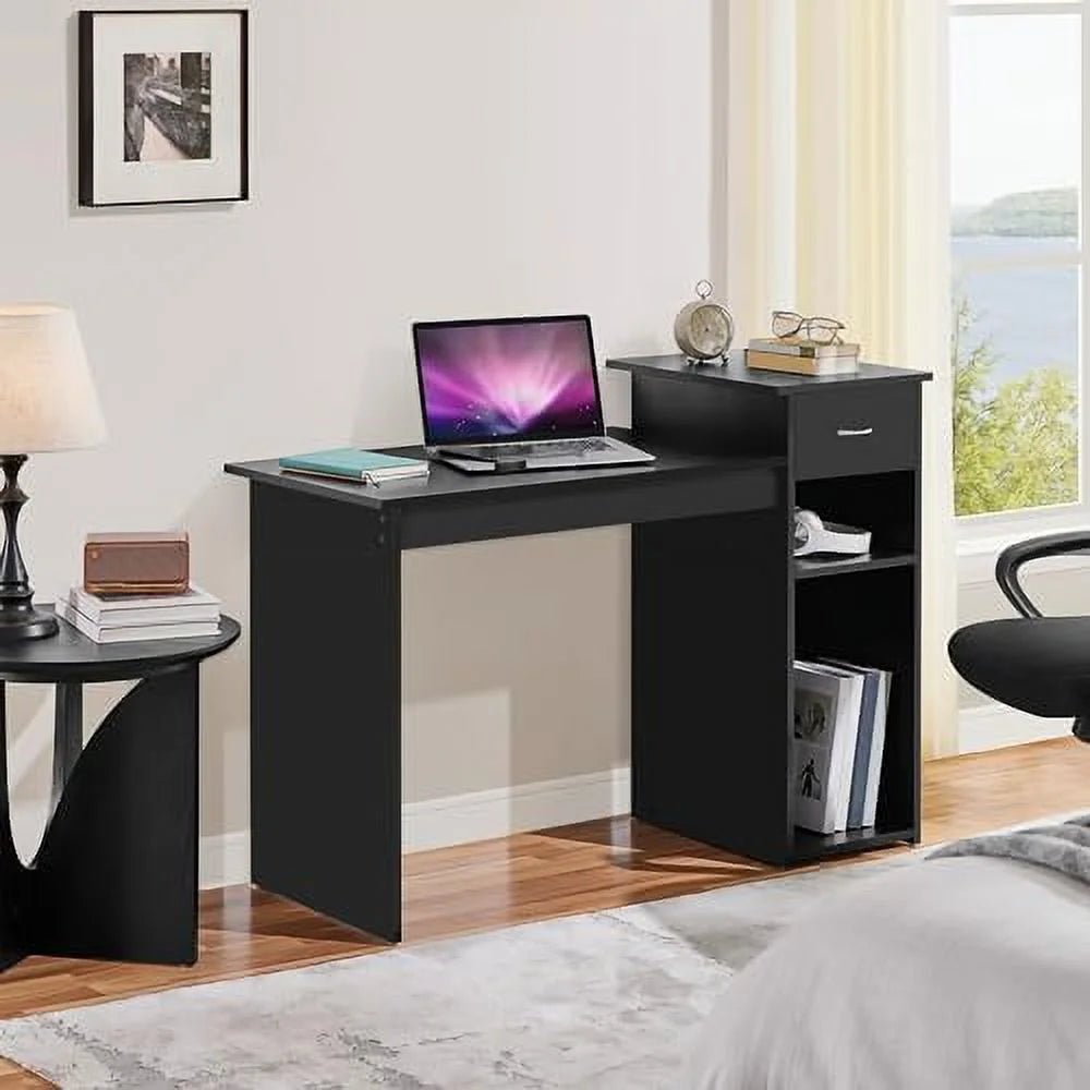 47 inch Computer Desk with Drawers and Printer Shelf X529