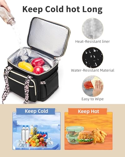 Black Expandable Insulated Lunch Bag E450437