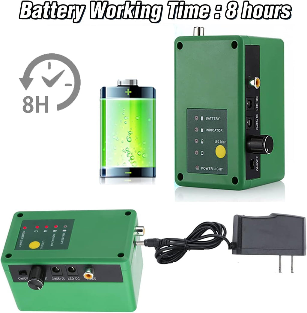 Portable Underwater Fishing Camera with 30 LEDs and 7inch 1080P IPS Monitor with DVR 16GB SD Card (30M) H574888