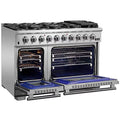 48-inch 8-Gas Burner Freestanding Range with Dual Oven in Stainless Steel C357455