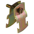 6-3/8 in. Gold Galvanized Strut Pipe Clamp W9327