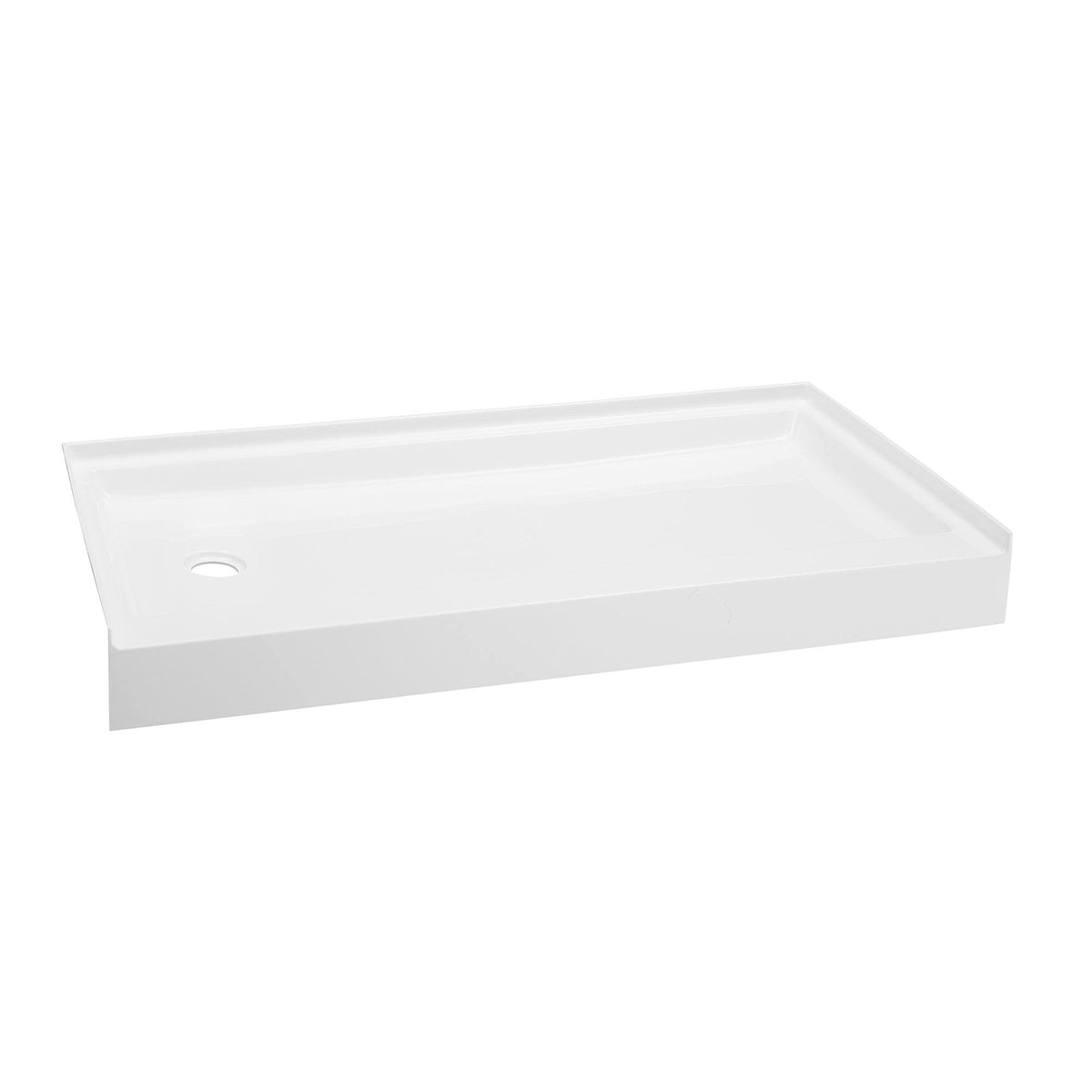 Single Threshold Shower Base Drain Location: Left B136
