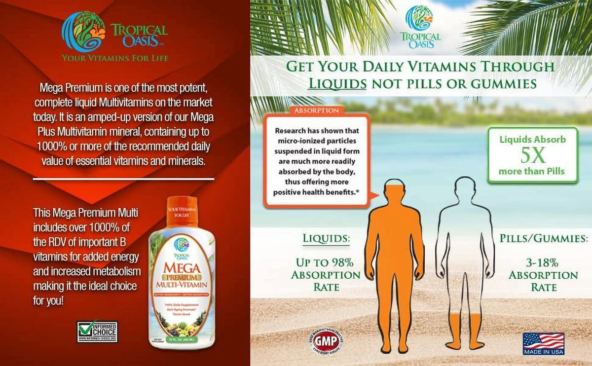 Mega Multi-Vitamin 32 fl oz Liq V61690