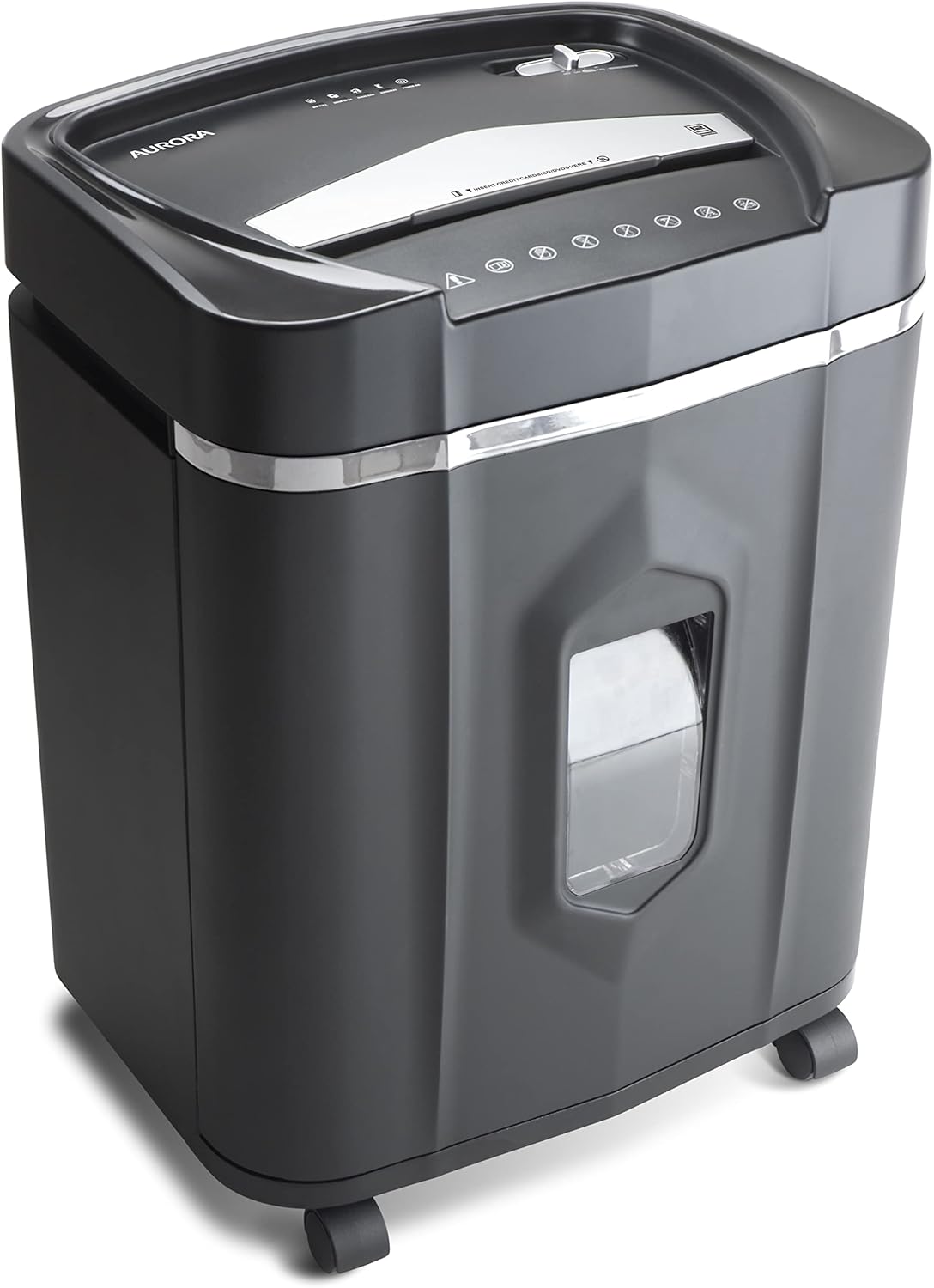White 10-Sheet High Security Micro-Cut Paper and Credit Card Shredder F324