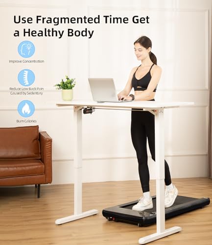 Under Desk Treadmill with Remote Control LED Display K972