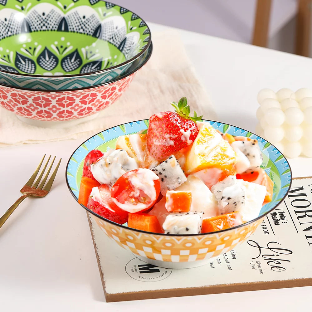 Porcelain Soup Bowls Set of 3 K245519