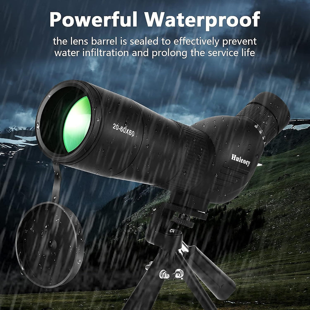 20-60x60mm Zoom Spotting Scope with Tripod V19625