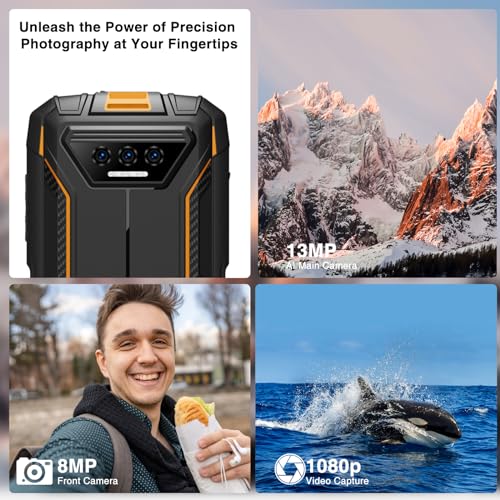 128GB Rugged Smartphone with 6300mAh Battery Y110