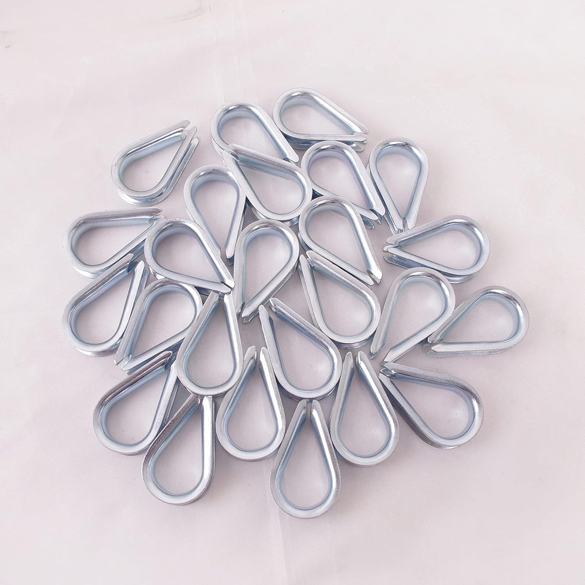Wire Rope Thimble 3/8 in Carbon Steel 25PCS P9773