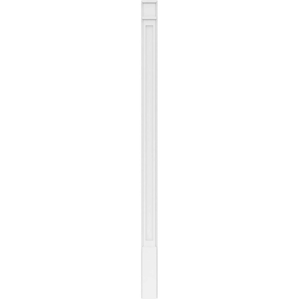PVC Pilaster with Decorative Capital & Base (Pair) Z786756