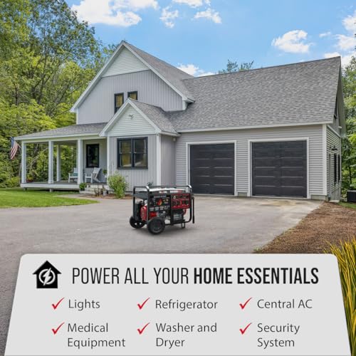 13,000-Watt 500cc Dual Fuel Portable Generator Z287