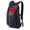 Motorcycle Backpack Hardshell Helmet Backpack Expandable Large Capacity Riding Bag Water Resistant Lightweight B424