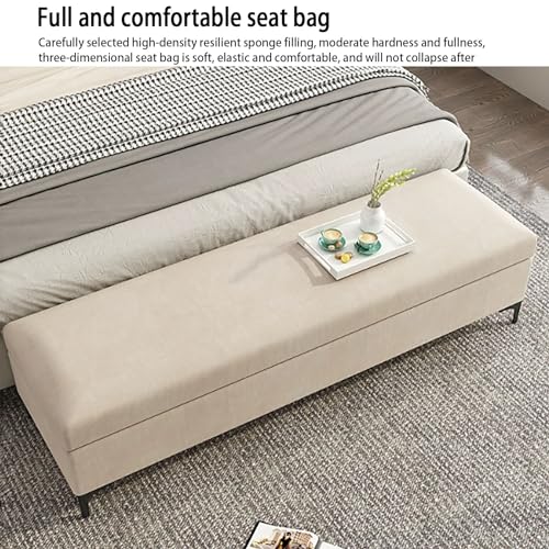 Upholstered Wooden Storage Bench O803310