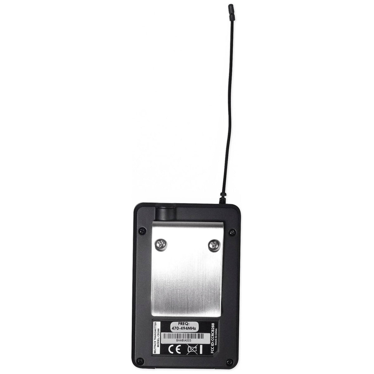 Dual Beltpack UHF Wireless Headset Mics A811179