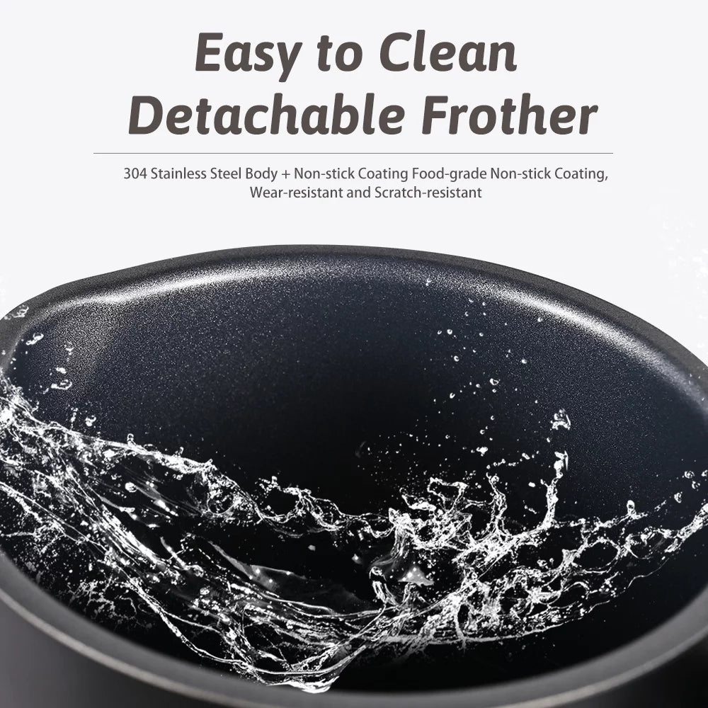 Electric Milk Frother Stainless Steel 4 in 1 400W 350ml N536