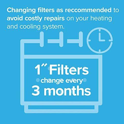 16x25x1 AC Furnace Air Filter, MPR 1000D, 6 I337