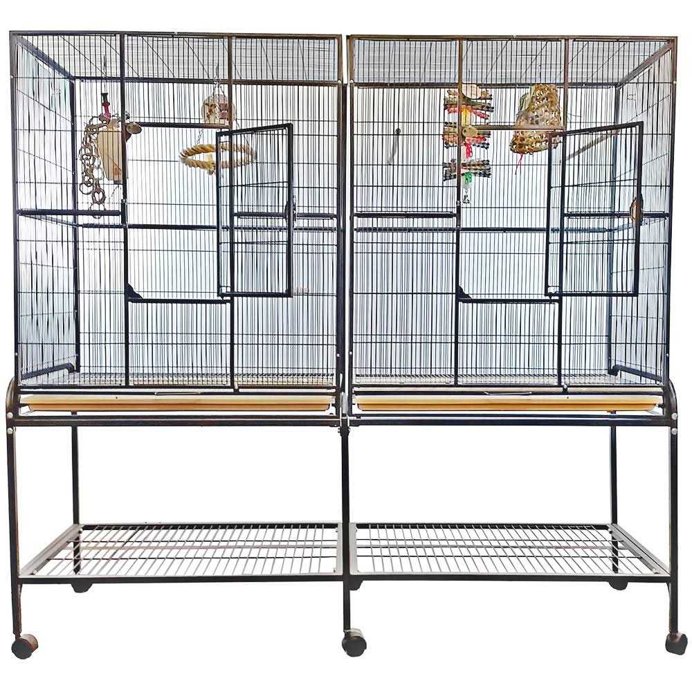 Double Flight Cage with Divider Q31632