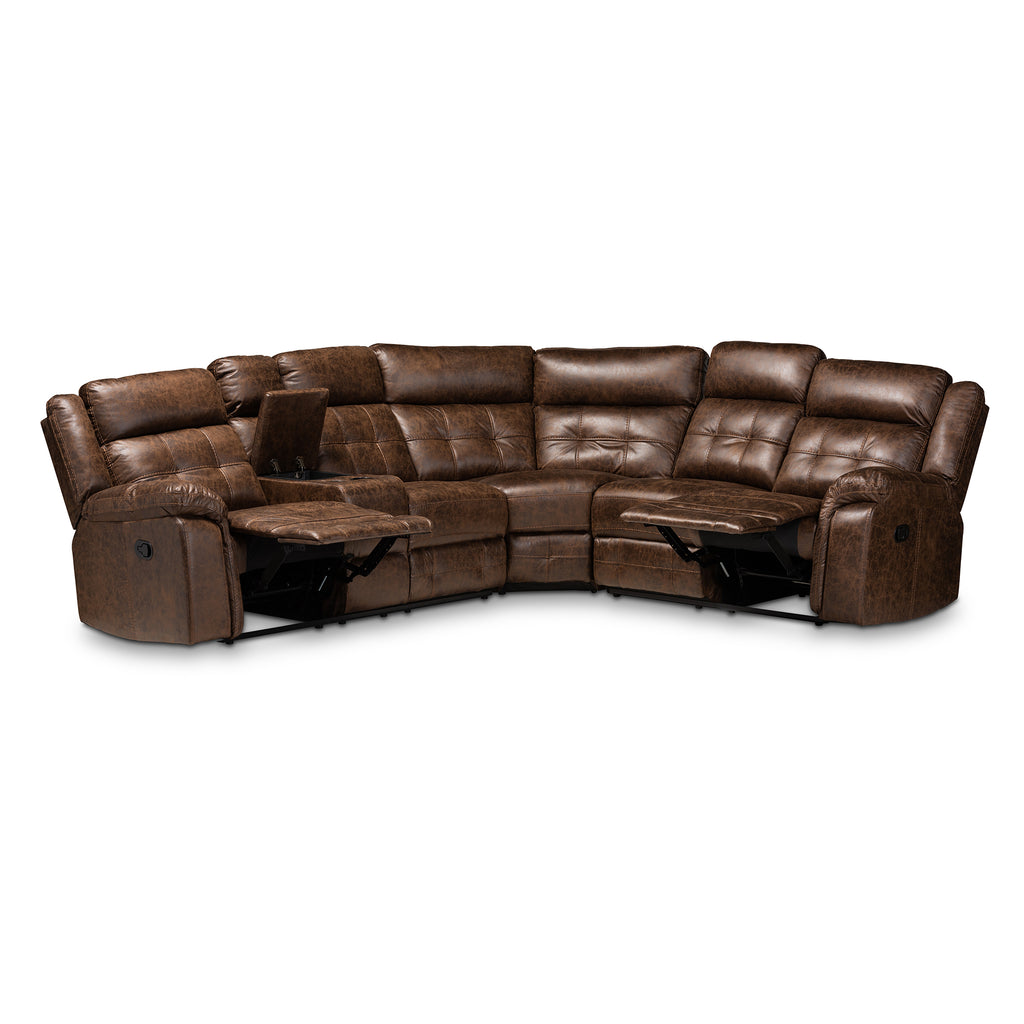 6-Piece Sectional Recliner Sofa B842