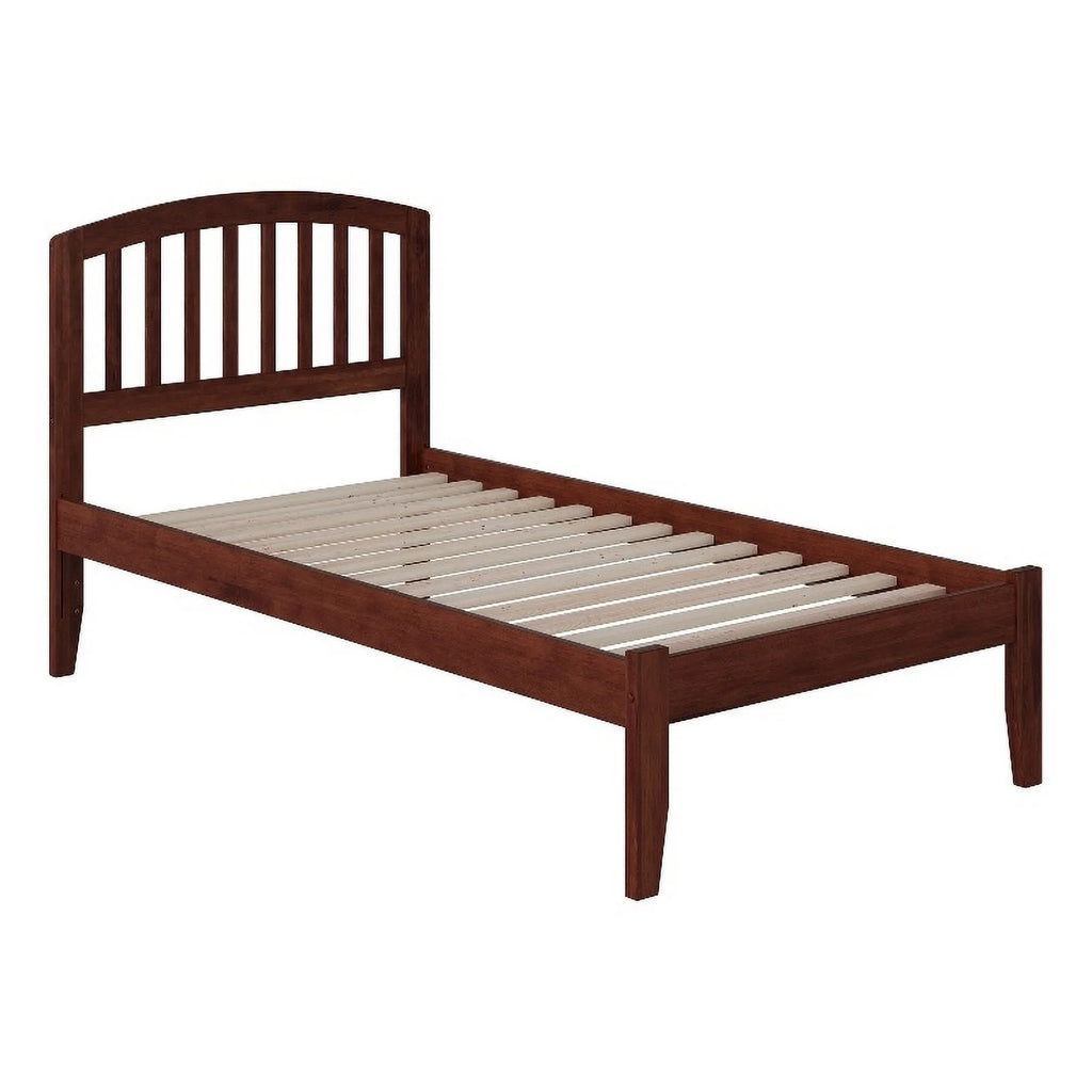 Solid Wood Twin XL Spindle Platform Bed with USB R445