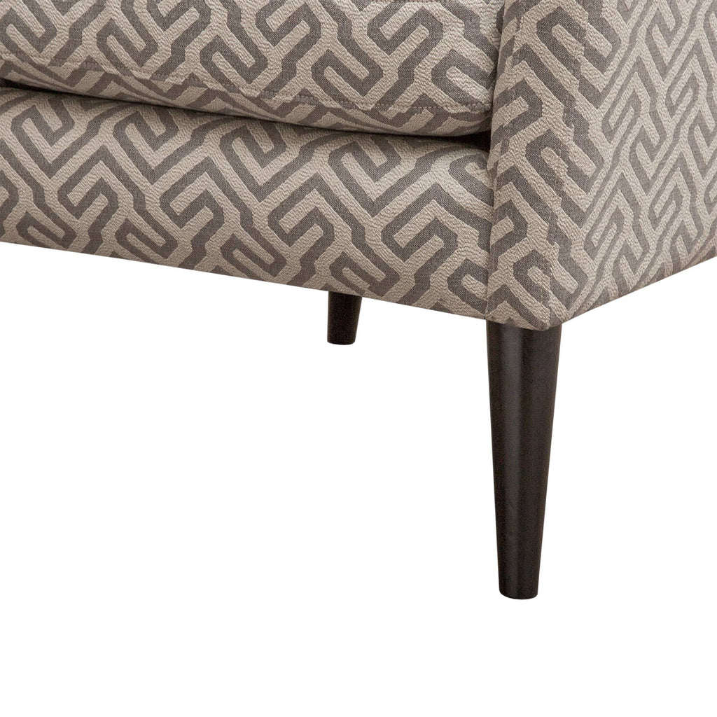 Grey Concave Club Chair R775