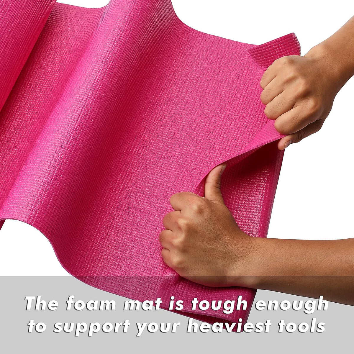 Rosy Pink 16 inch x 16 feet Thick Tool Box Drawer Shelf Liner Pack of 2 K6307