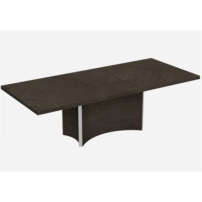 Gray Glossy Finish Dining Table G7350