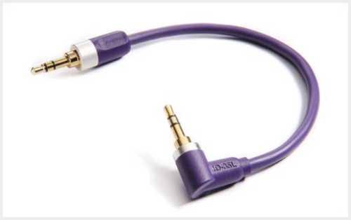 Angled Phone Jack to Straight Cable W190277