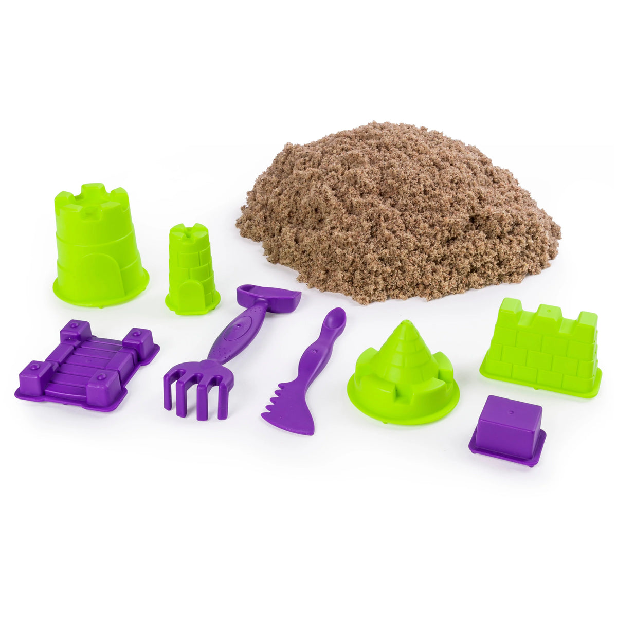 3lbs Beach Sand Playset with Molds and Tools O7490