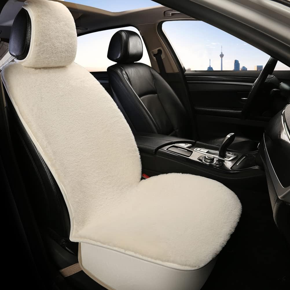 Purple Faux Fur Car Seat Cover K28395
