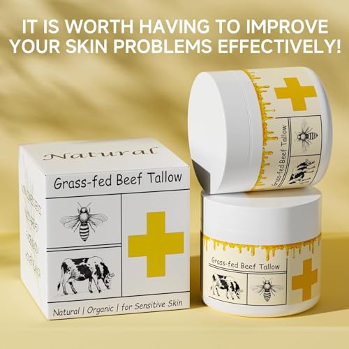 Grass Fed Whipped Beef Tallow Balm, 2 packs N2688