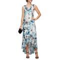Floral Chiffon Gown Q751906