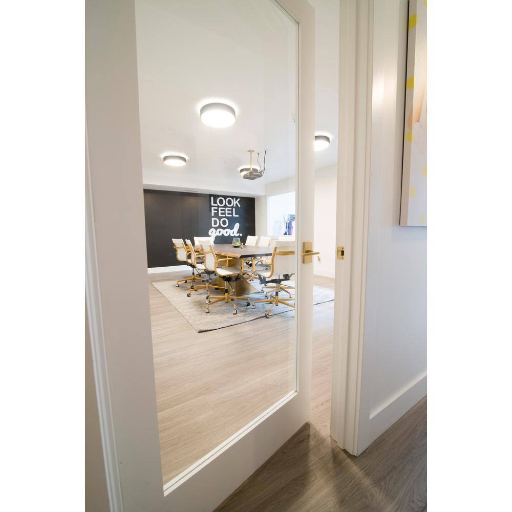 48 in. x 80 in. Clear Glass Double Prehung Interior Door A49336