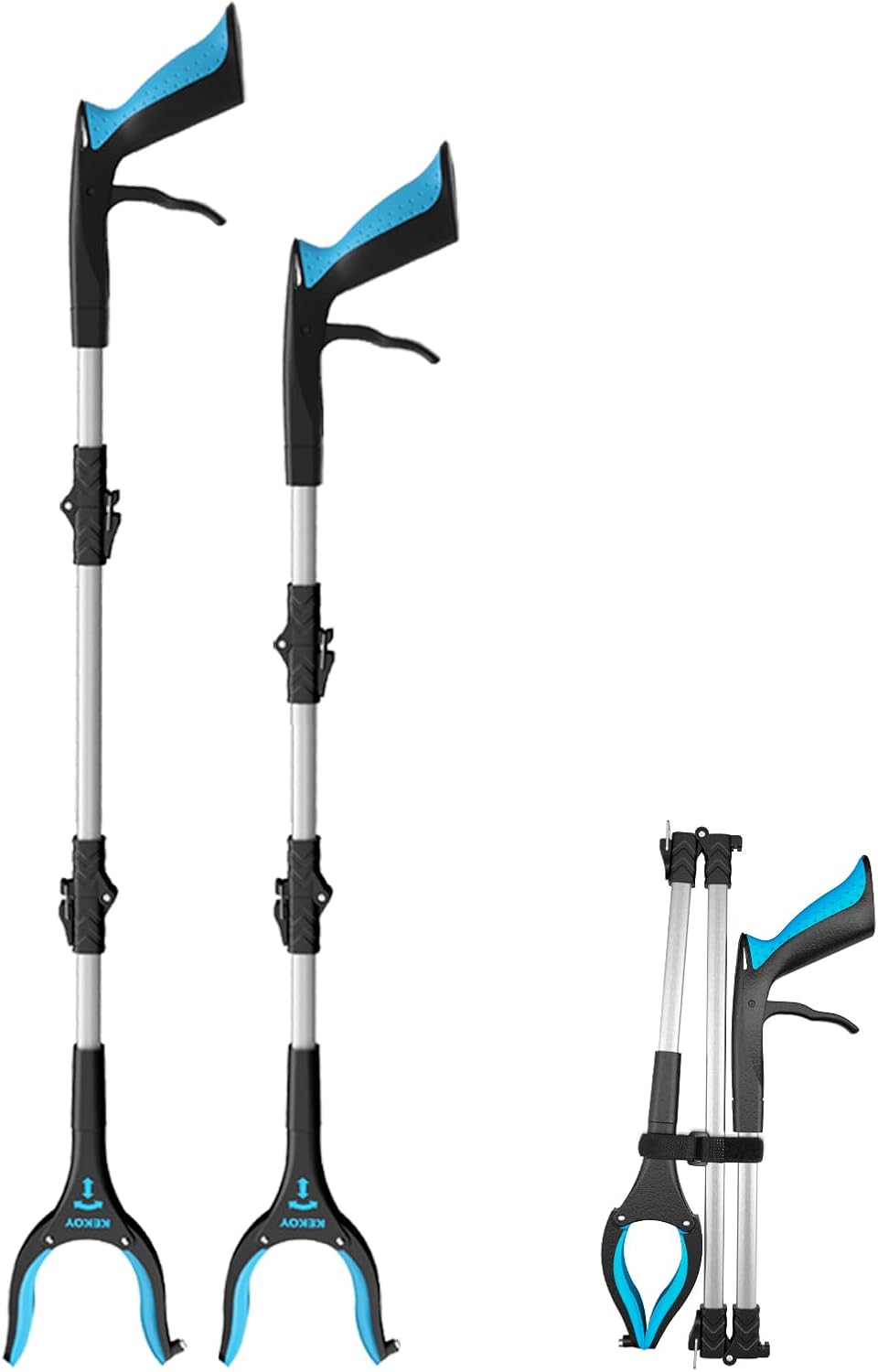 36" & 40" Foldable Grabber with Anti-Slip Rotating Jaw and Magnet H921310