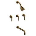 Thermostatic Tub and Shower Set in Pewter X368