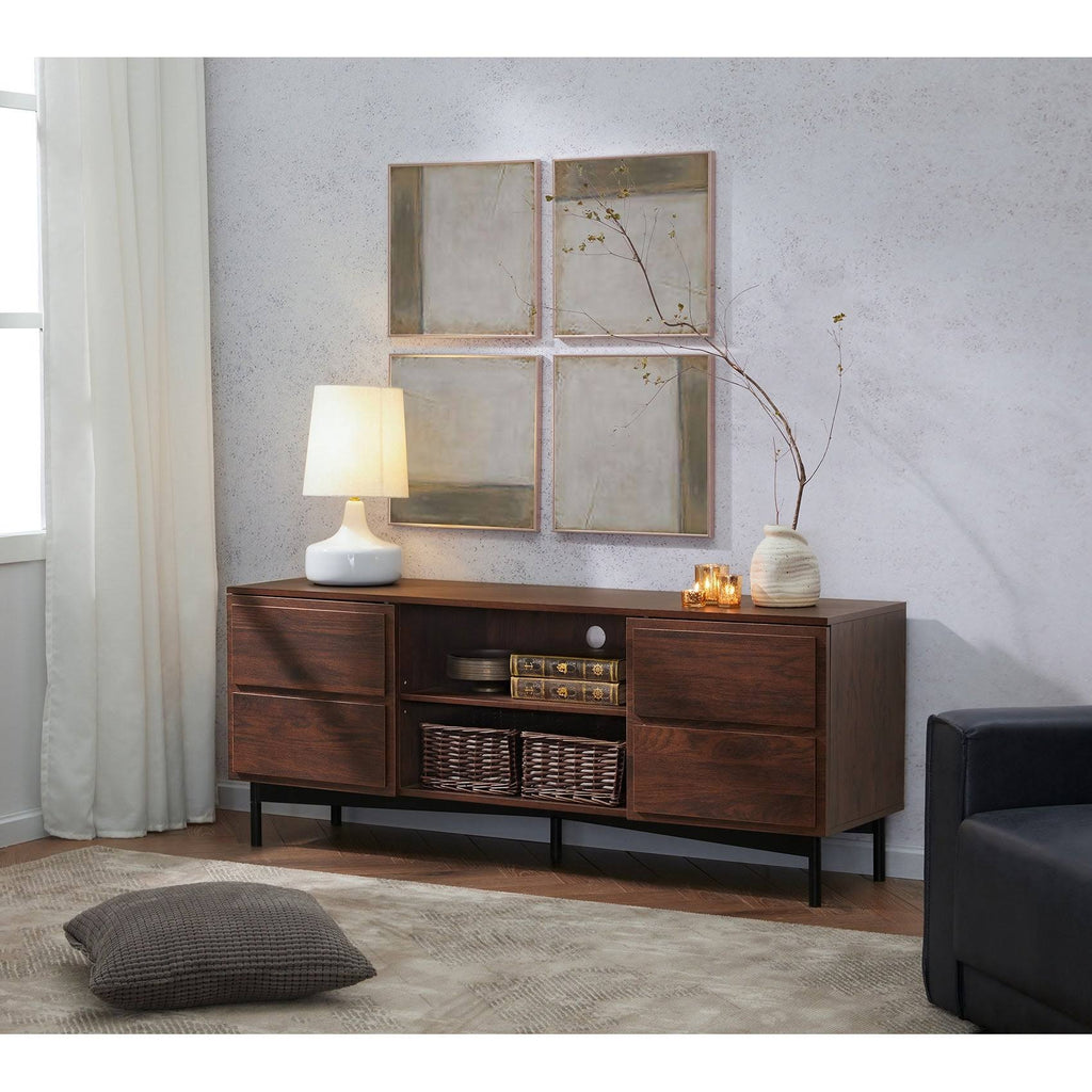 Walnut Media TV Stand T19642