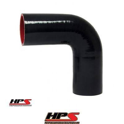 Black 90 Degree Silicone Elbow Coupler Hose O284