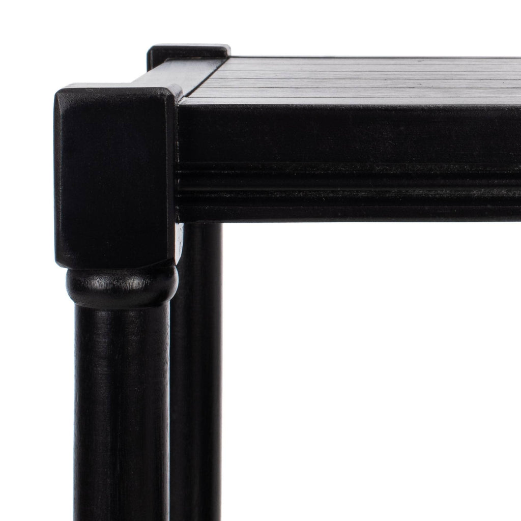Black 3-Shelf Console Table K459603