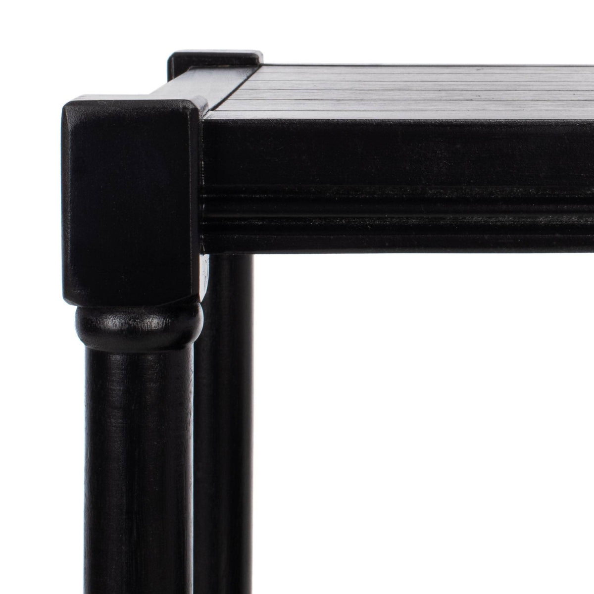 Black 3-Shelf Console Table K459603