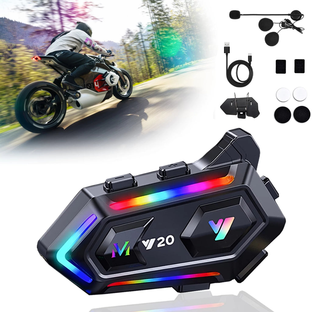 Motorcycle Helmet Headset Wireless Bluetooth 5.3 M9698