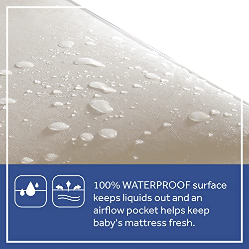52x28" Waterproof Crib Mattress with 204 Steel Coils S840
