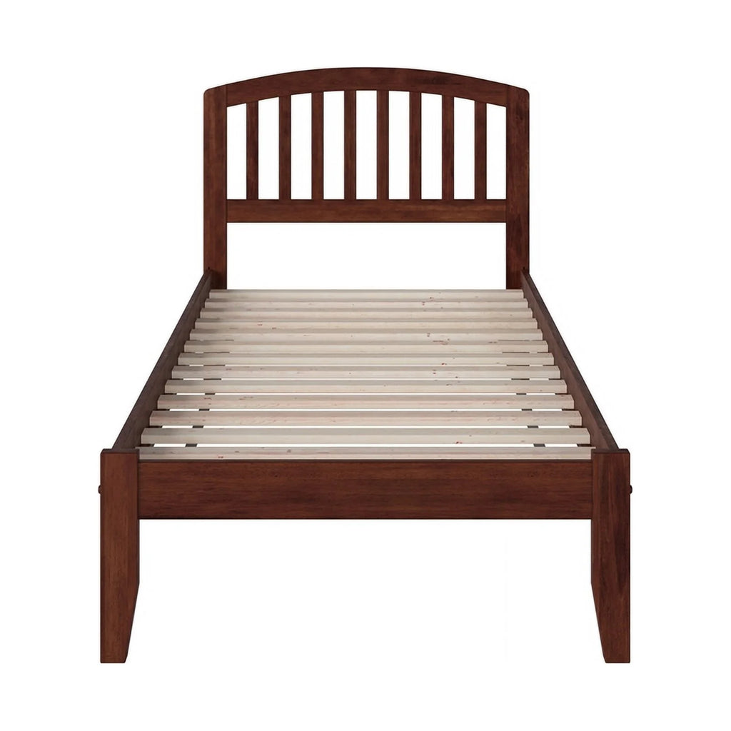 Solid Wood Twin XL Spindle Platform Bed with USB R445