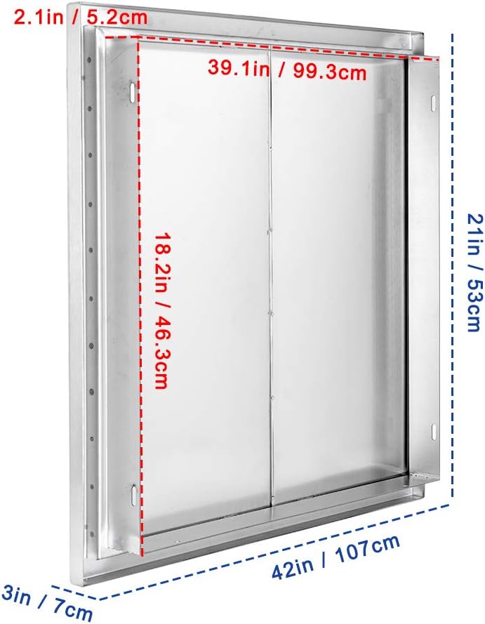42 W x 21 H Stainless Steel Single Access Door G3526