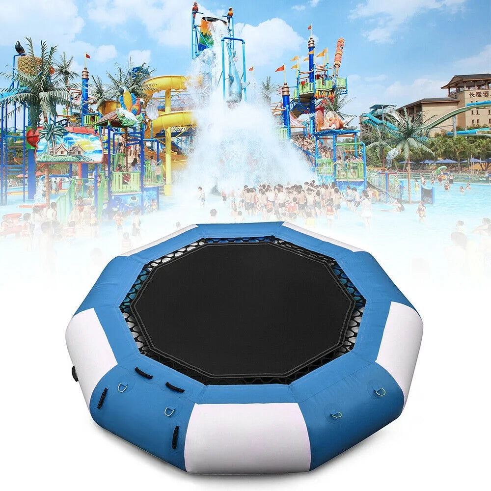 17Ft Inflatable Water Trampoline Floating Bouncing Water Bouncer Y5816